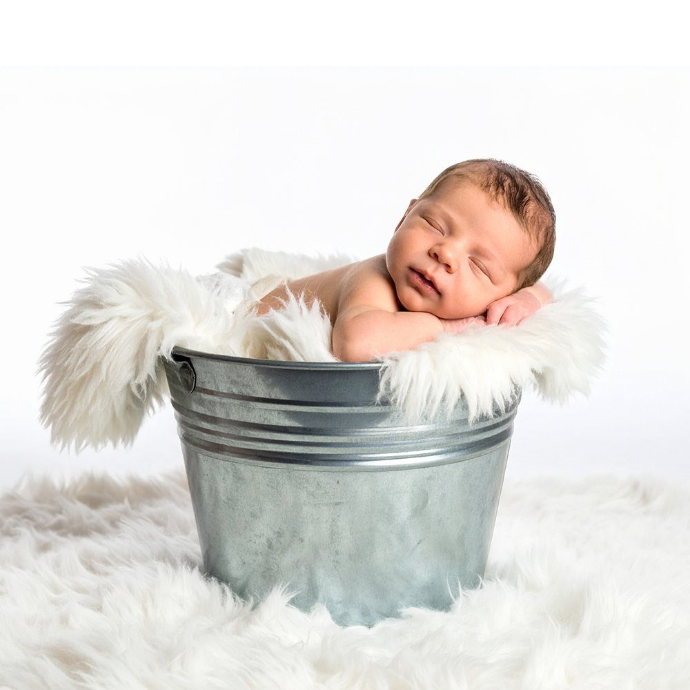 Newborn fotoshoot in Assen bij Baron Studio